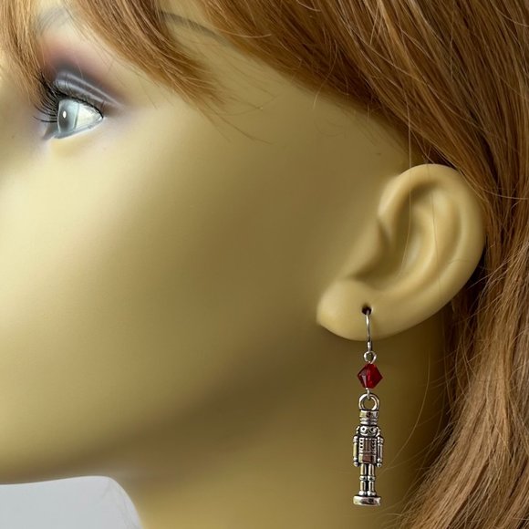 Nutcracker Earrings Christmas Holiday Dangle for Women Girls Jewelry Gifts - Picture 3 of 6